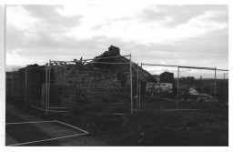 Outbuilding and pigsties East facing elevation 04/2011